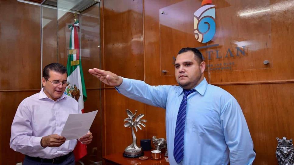 Jaime Othoniel Barrón Valdez es nuevo titular de la SSPTM de Mazatlán