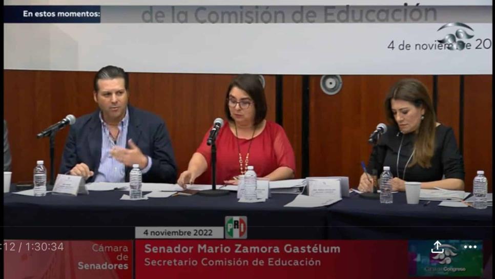 Mario Zamora presenta en el senado «Museo del Narco»; Comisión de Educación lo rechaza