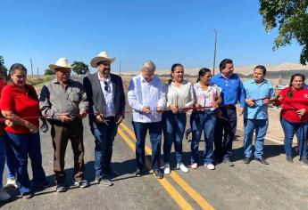 Gobernador inaugura carretera Villa Juárez- Las Puentes- Bataoto Navolato