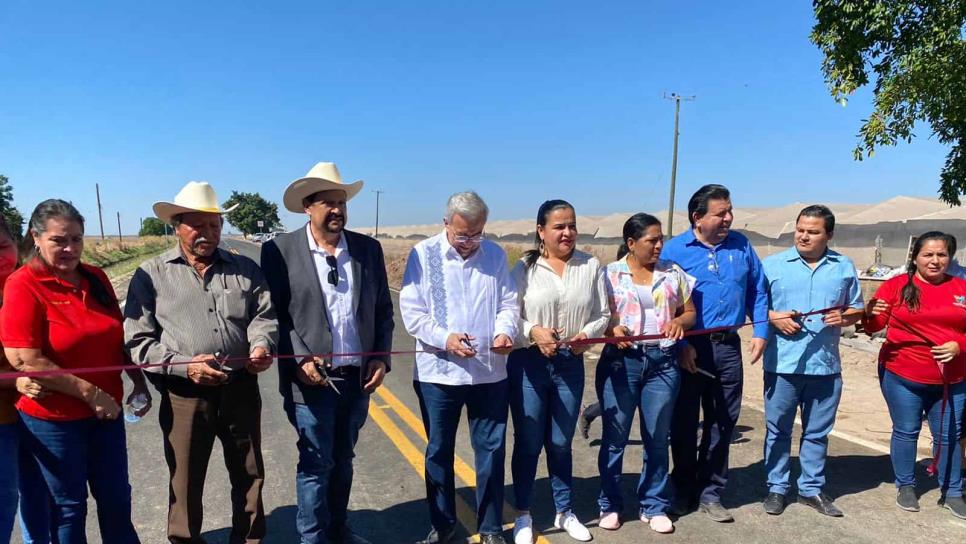 Gobernador inaugura carretera Villa Juárez- Las Puentes- Bataoto Navolato
