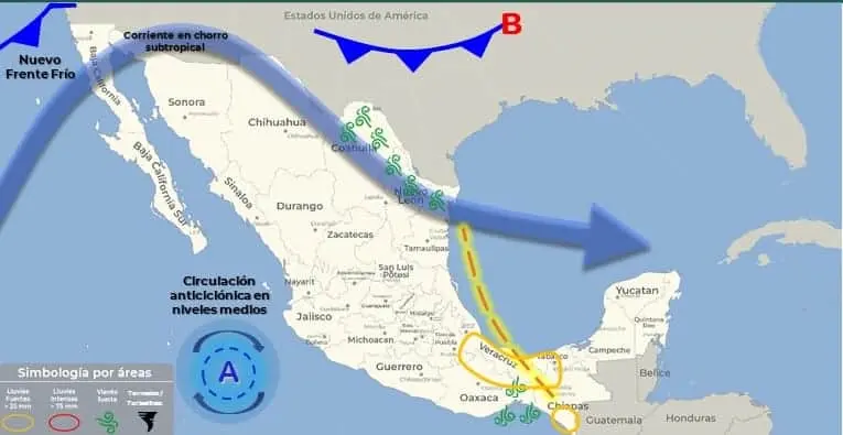 Se viene otro frente frío #8 ¿Cuándo inicia?