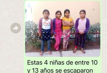 ¡Alerta Amber! Se escapan 4 niñas de casa hogar en Ahome