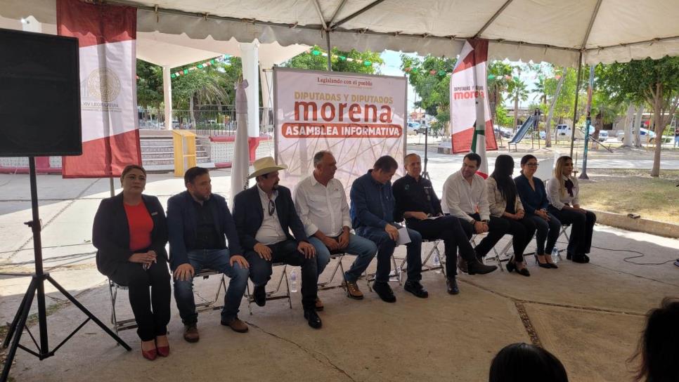 Diputados de Morena y presidentes municipales visitan El Carrizo