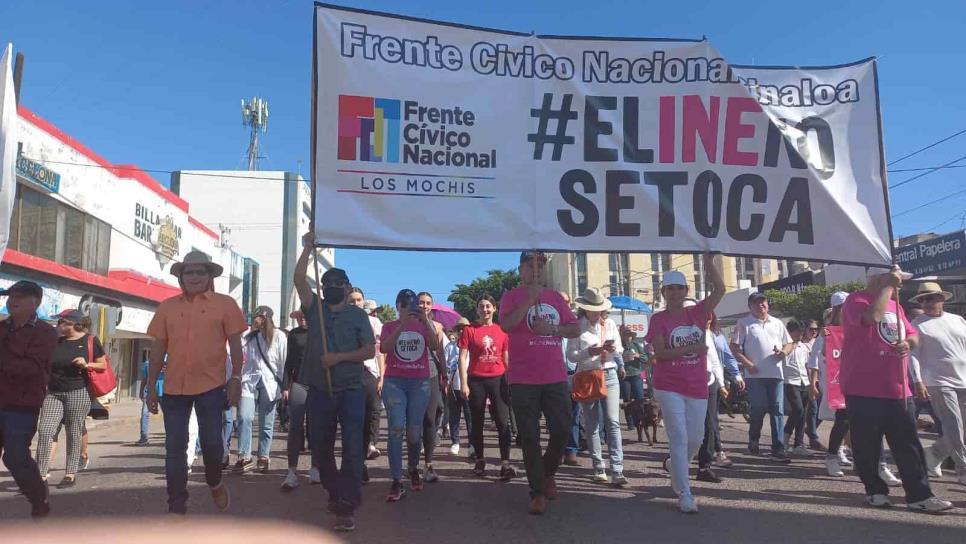 «Marcha para defender el INE fue un éxito»: Canaco y Coparmex de Los Mochis