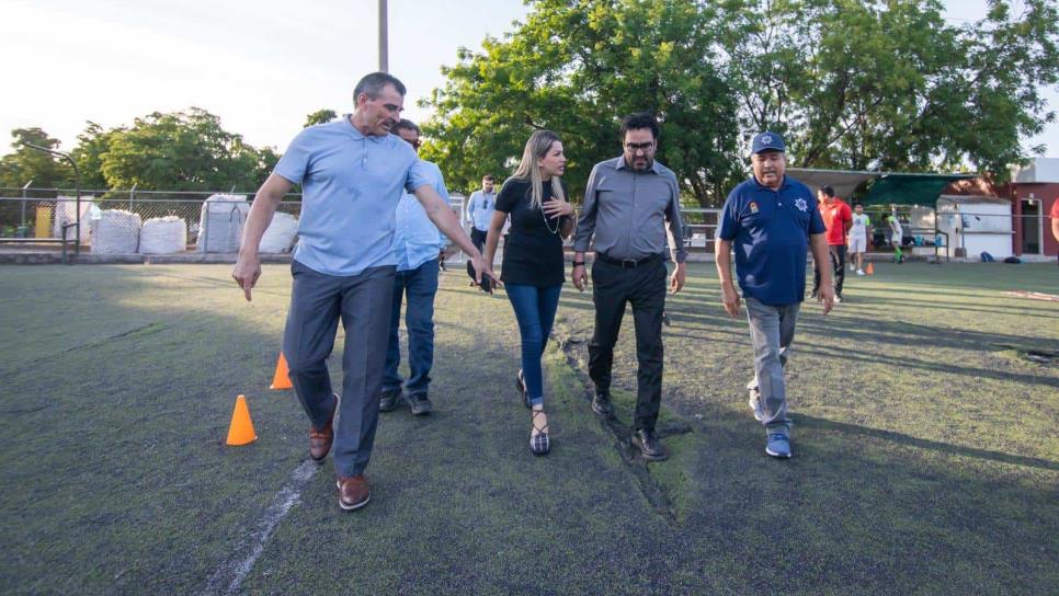 Juan de Dios Gámez rehabilitará Unidad Deportiva de la Secretaría de Seguridad