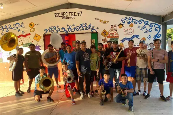 En Coyotitán, San Ignacio niños integran la Banda Ilusión En Coyotitán, San Ignacio niños integran la Banda Ilusión