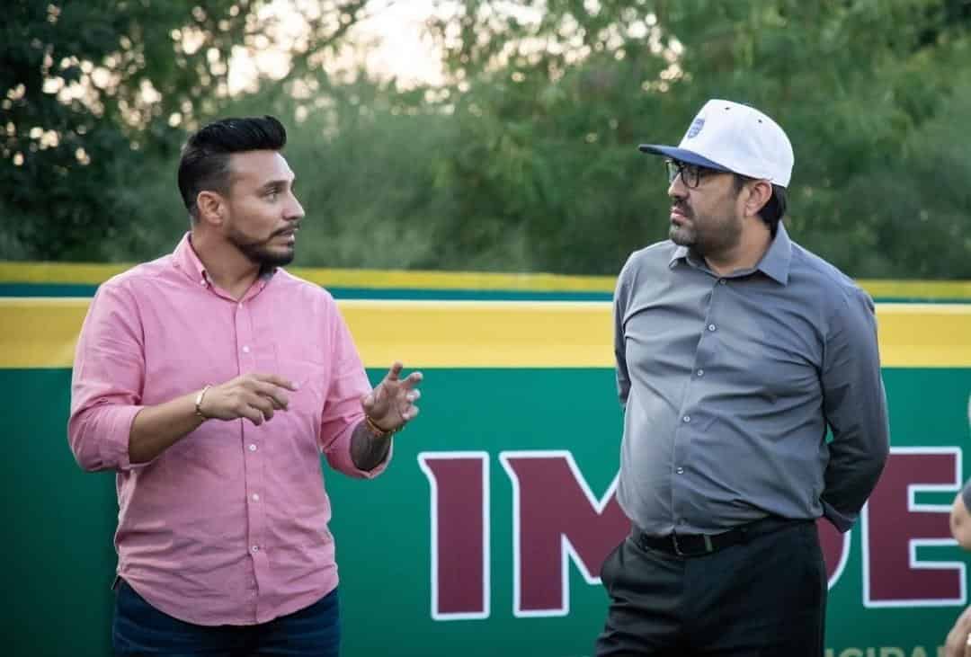 Alcalde de Culiacán y Director del ISDE supervisan Campo Deportivo 87
