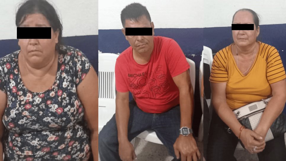 Detienen a 3 personas por estafar a comercios en Escuinapa