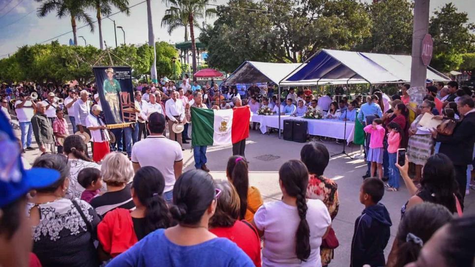 Conmemoran en Villa Unión los 112 aniversarios de la Revolución Mexicana