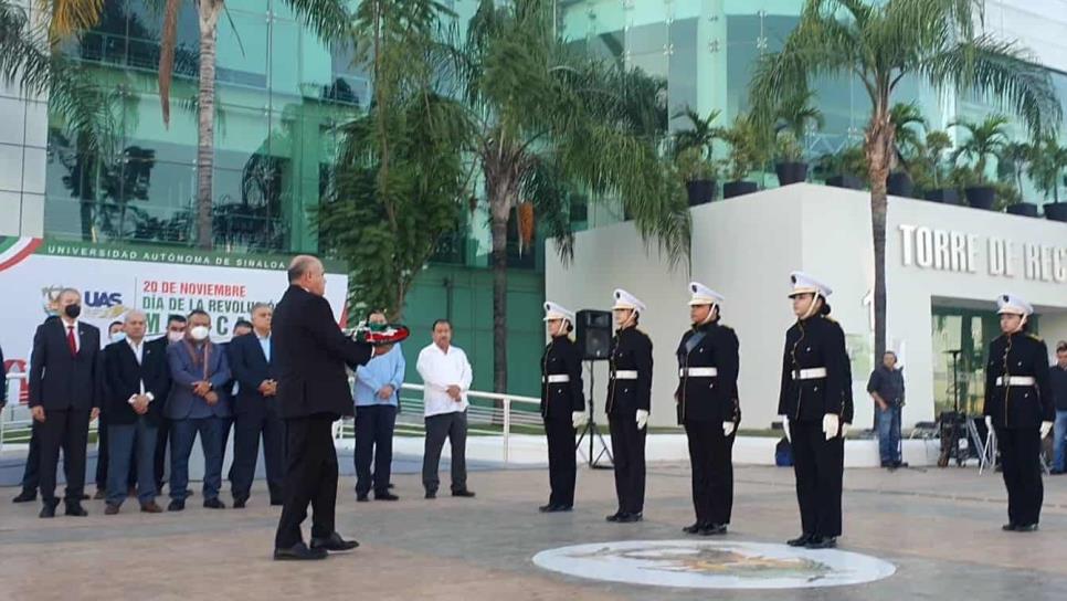 Conmemora la UAS el 112 aniversario de la Revolución Mexicana