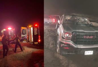 Se registra volcadura de buggie y camioneta; deja tres lesionados en la ruta San Pablo