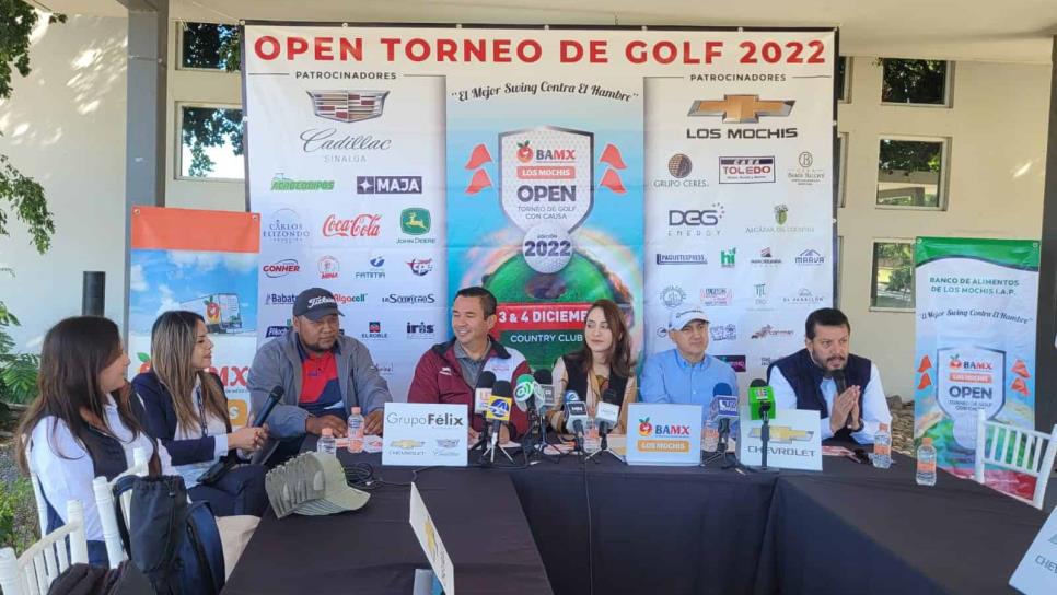 Invitan al «Open Torneo  de Golf 2022» para apoyar al Banco de Alimento de Los Mochis