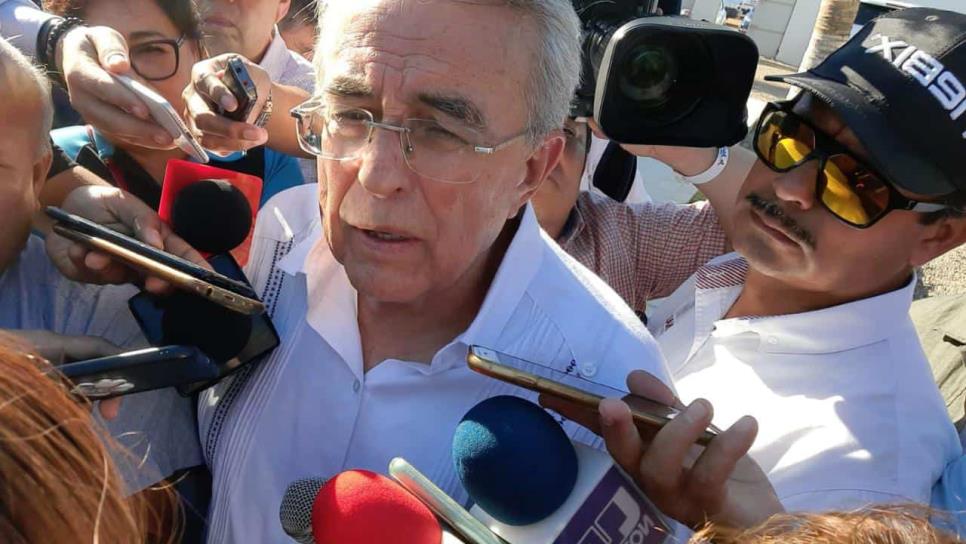 Reitera Gobernador de Sinaloa que va a la marcha a apoyar a AMLO, no a sostener un encuentro con él