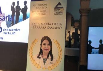 Galardonan a Delia Barraza cómo Empresaria del Año 2022