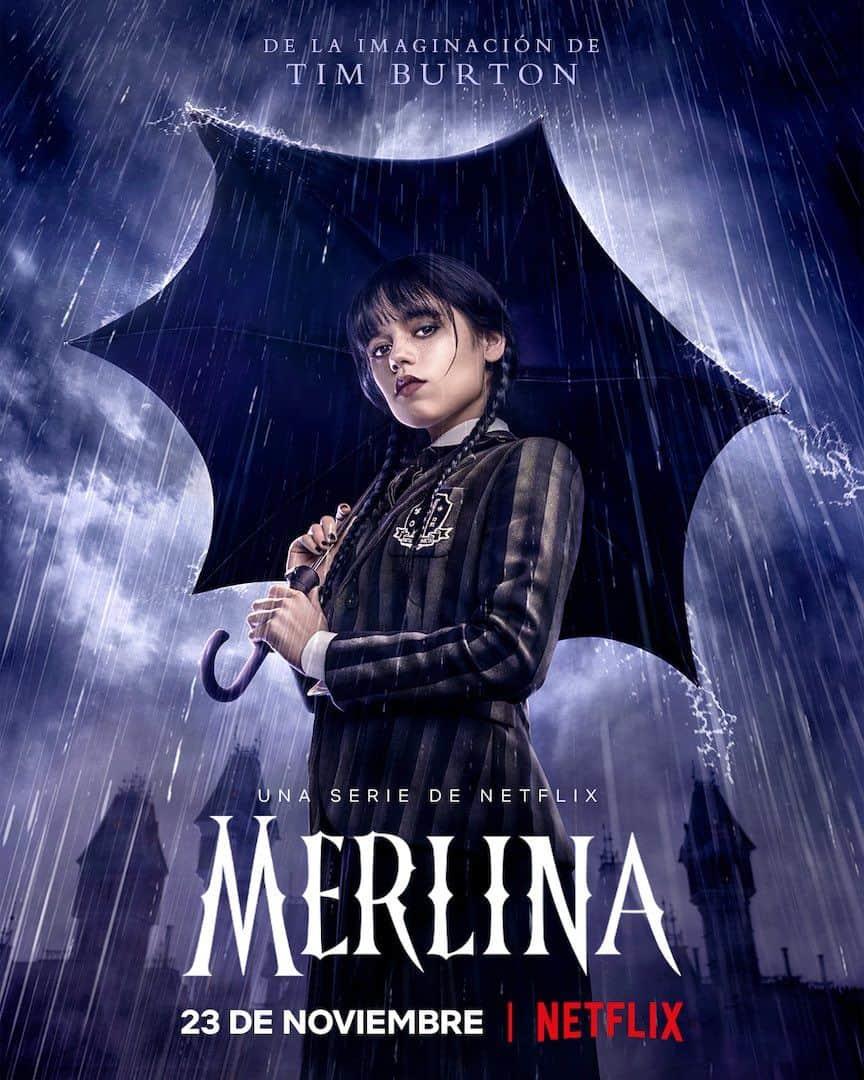 Merlina se posiciona como la serie de estreno más vista de Netflix