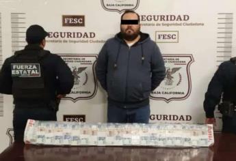 Le encuentran «el clavo» a guasavense y lo detienen en la frontera; traía 1 millón de pesos