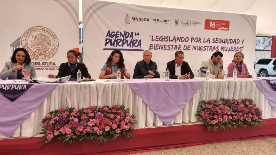Agenda Púrpura del Congreso de Sinaloa llega a Ahome