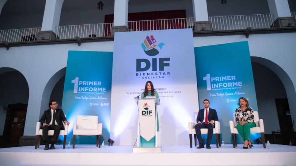 Presidenta del Sistema DIF Bienestar Culiacán presenta su Primer Informe de Actividades