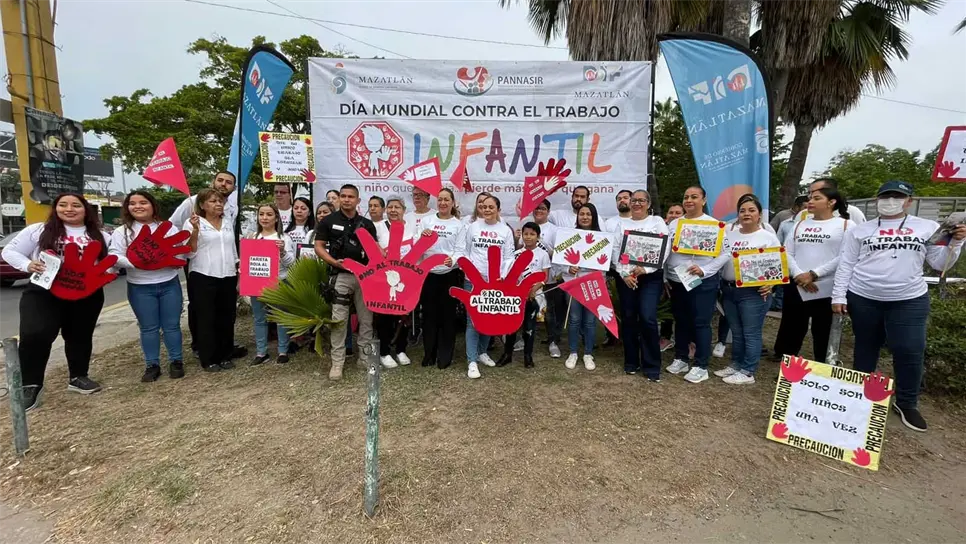 Refuerza DIF Mazatlán campaña contra el trabajo infantil