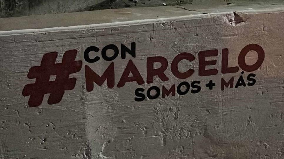 Aparecen en Sinaloa bardas pintadas que promueven a Marcelo Ebrard