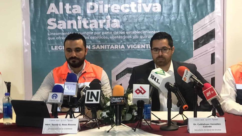 Suman 30 quirófanos suspendidos en el Estado de Sinaloa; confirma COEPRISS