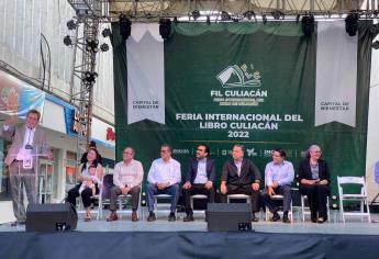 Inauguran la Feria Internacional del Libro 2022 en Culiacán