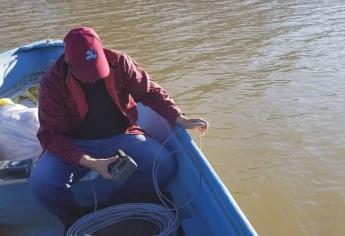 Estudian parámetros del agua en presa Huites