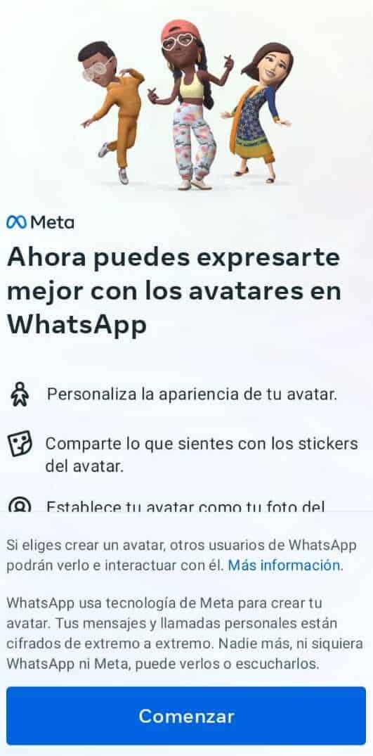 WhatsApp libera función de avatares, te enseñamos cómo crearlo