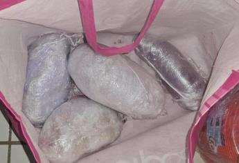 Aseguran droga sintética y pastillas de presunto fentanilo en Aguacaliente, Tepuche