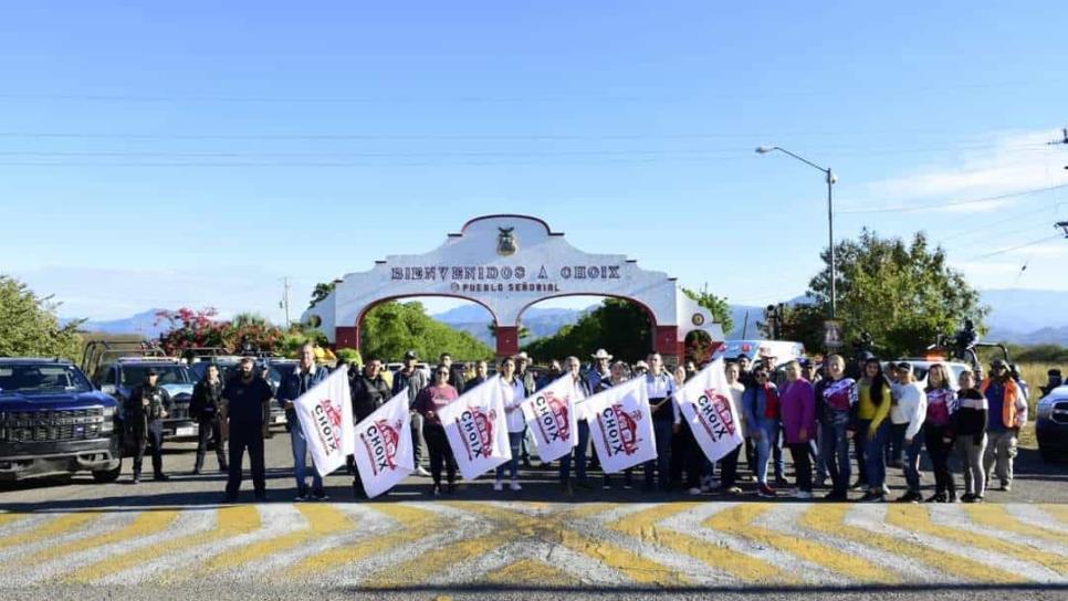 Ayuntamiento de Choix realiza banderazo a operativo Guadalupe-Reyes