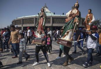 Miles de peregrinos llegan a Basílica de Guadalupe para festejar a la Virgen