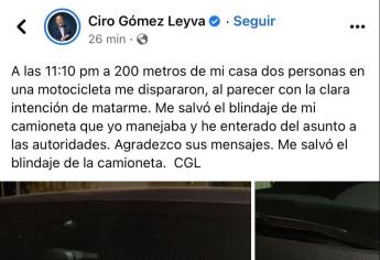 Ciro Gómez Leyva sufre atentado a balazos