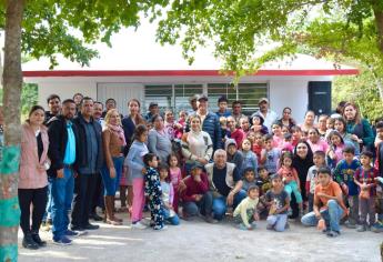 Alcalde Gildardo Leyva Ortega entrega obras en cinco comunidades de El Fuerte