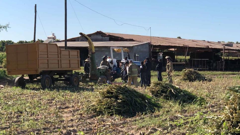 Joven molía pasto con un molino agrícola y muere tras amputación de un brazo en El Porvenir