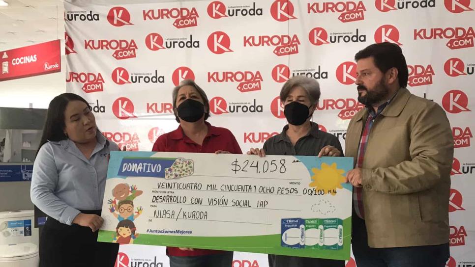 Grupo Kuroda y Niasa entregan donativo de $24,058 en campaña «Un Guante Muchas Manos»