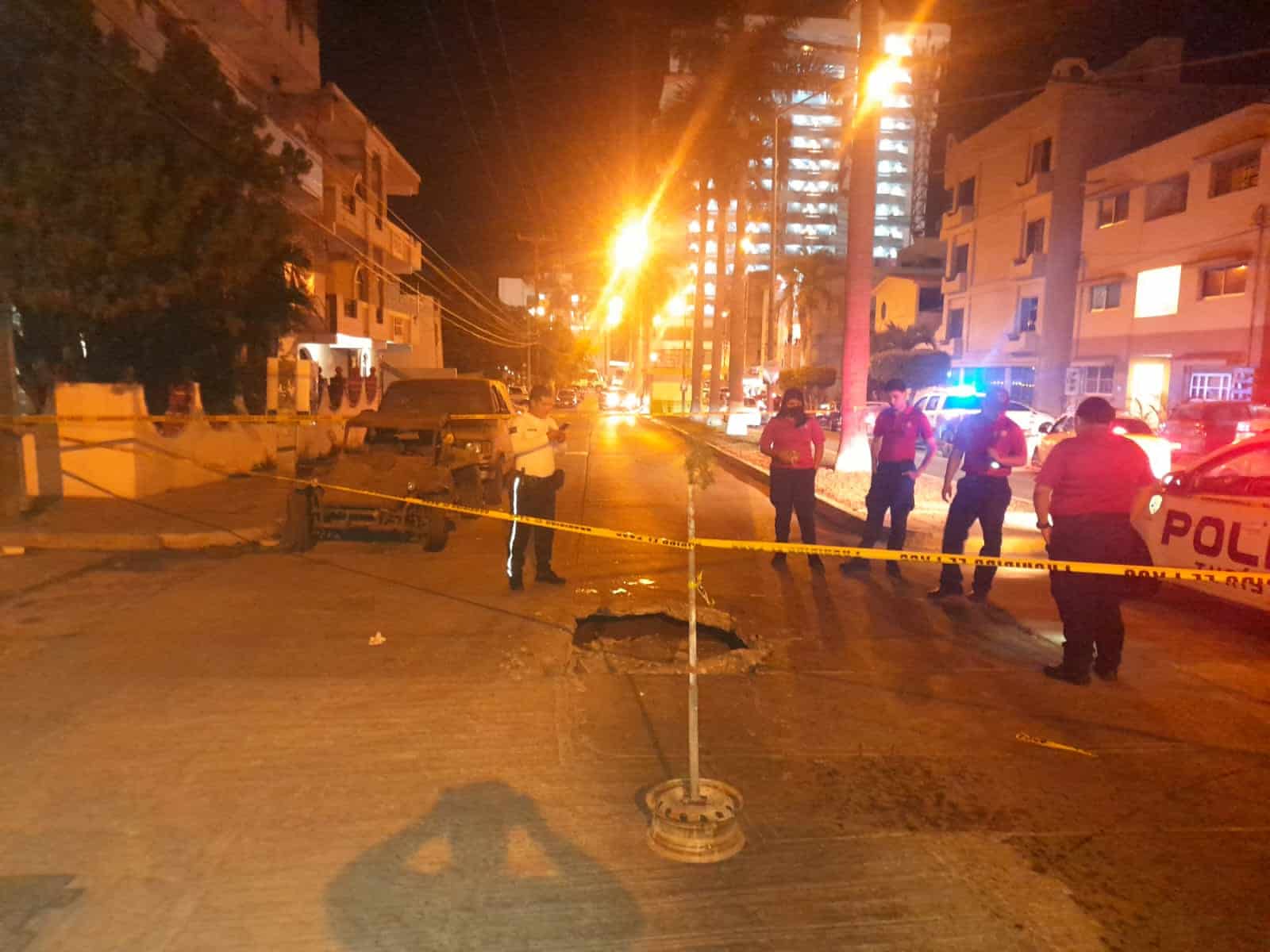 Se abre nuevo socavón en Mazatlán