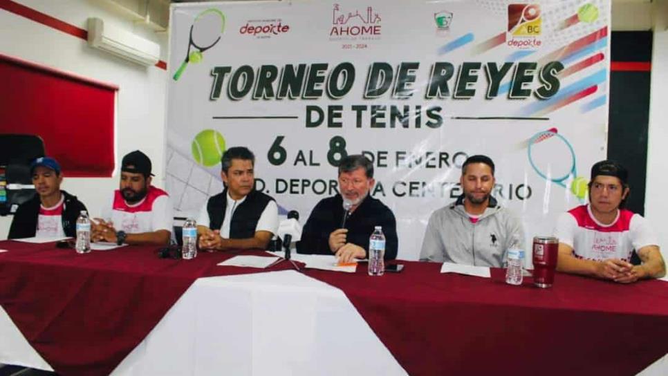 Tenistas de Ahome iniciarán año con el «Torneo de Reyes»