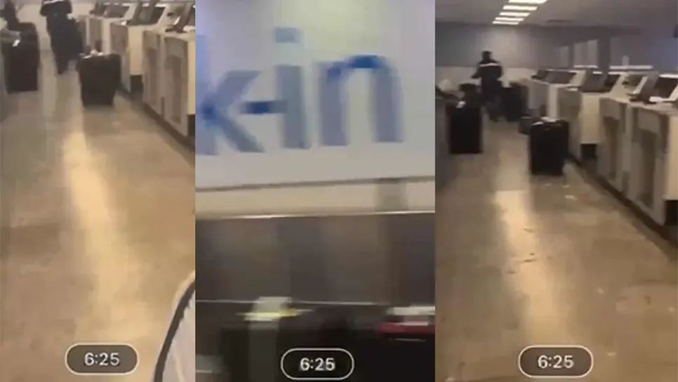 Empleados y pasajeros vivieron momentos de terror en el aeropuerto