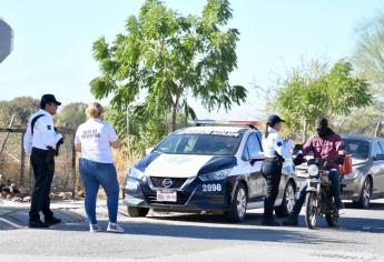 Intensifican en Salvador Alvarado el operativo «Cuida tu vida, usa tu casco»