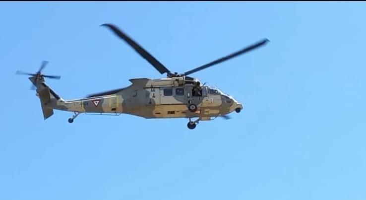 Helicóptero de las Fuerzas Armadas sobrevuela en el Valle del Carrizo y causa asombro