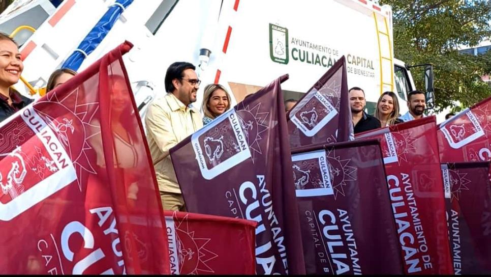 Ayuntamiento de Culiacán entrega 4 nuevos camiones recolectores de basura