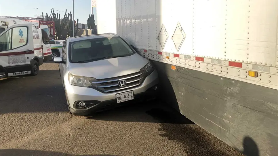 Se registran dos accidentes en Los Mochis, hay dos lesionados