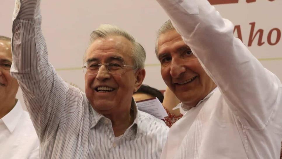 Adán Augusto López reconoce a Rocha Moya como «El mejor Gobernador de México»