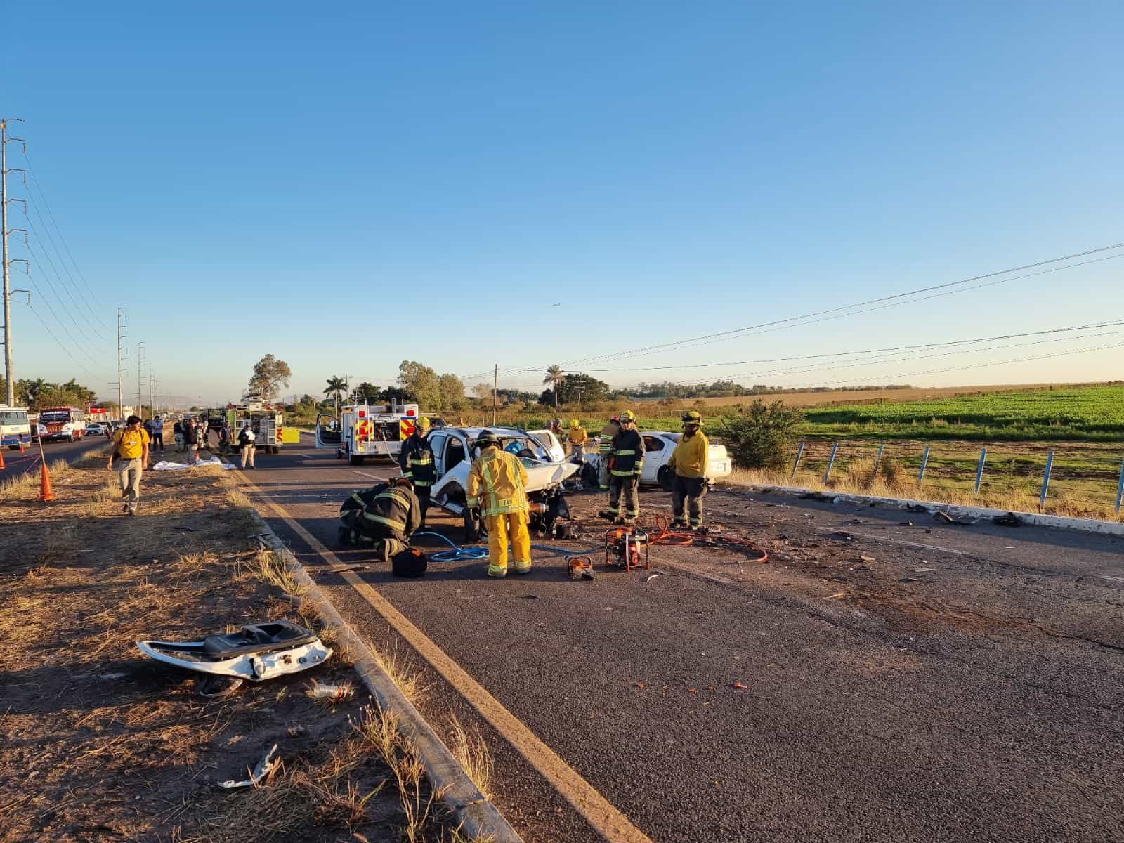 Identifican a los cuatro fallecidos en accidente al norte de Culiacán