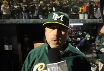 José Moreno, mánager de Cañeros, contento por el primer triunfo de la serie final