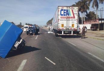 Tráiler embiste y mata a Don Nicolás, vendedor de donas de Batamote