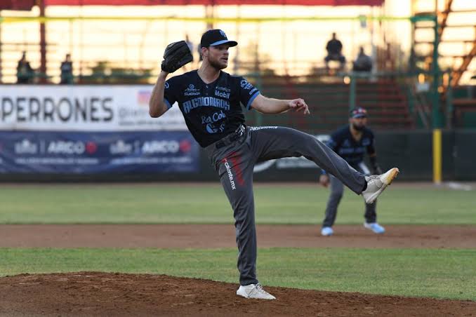 Jeff Kinley, pitcher de Algodoneros de Guasave. FOTO: Luz Noticias.