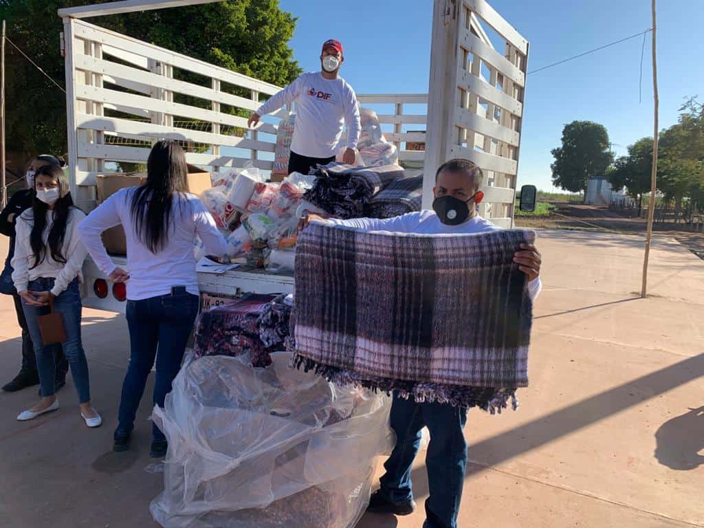 Más de 500 familias de Mazatlán reciben apoyos invernales