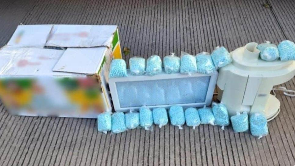 Guardia Nacional intercepta 20 mil pastillas de fentanilo en empresa de paquetería en Culiacán