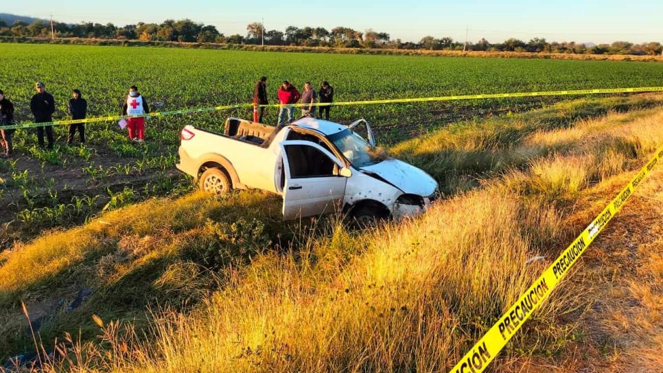 Muere joven en aparatosa volcadura en el municipio de Mocorito